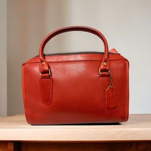 Coach vintage NYC Madison satchel. Red